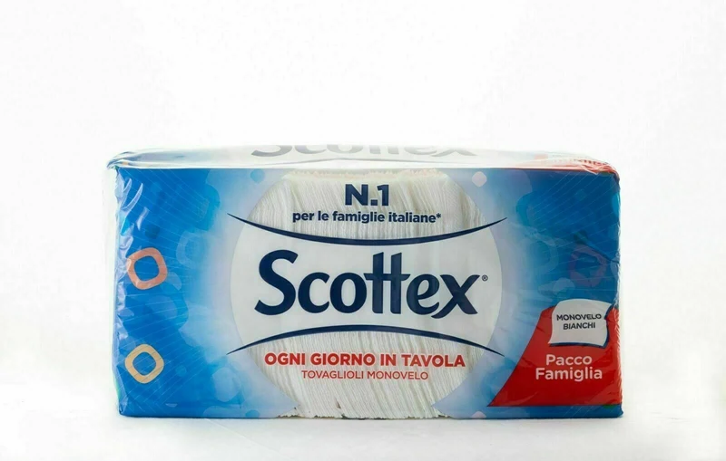 tovaglioli scottex monovelo, pacco famiglia X 3 PACCGI
