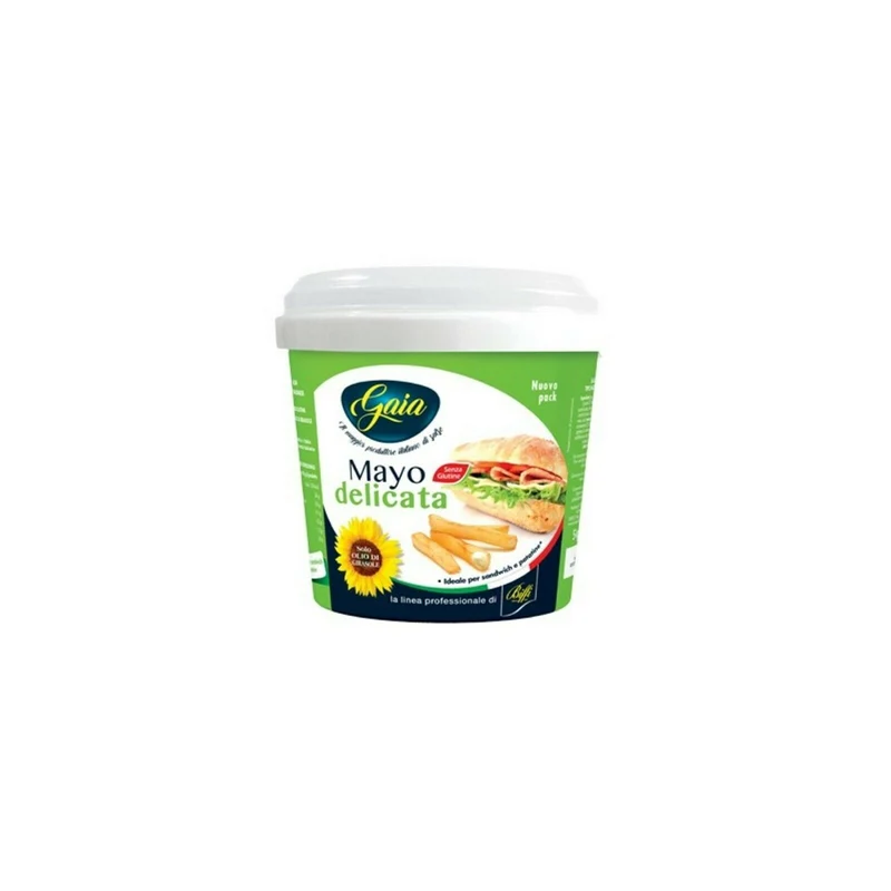 GAIA MAIONESE DELICATA 5 KG LINEA PROFESSIONALE SENZA GLUTINE XSANDWICH PATATINE