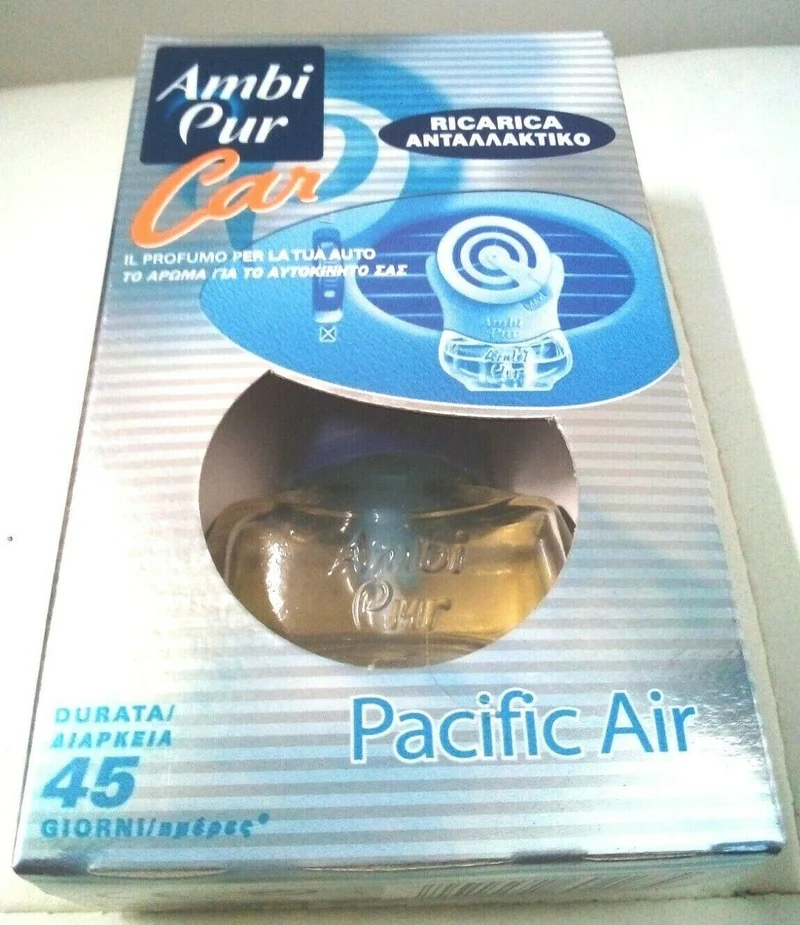 Deodorante Ambi Pur Car Pacific Air ricarica 8 ml.
