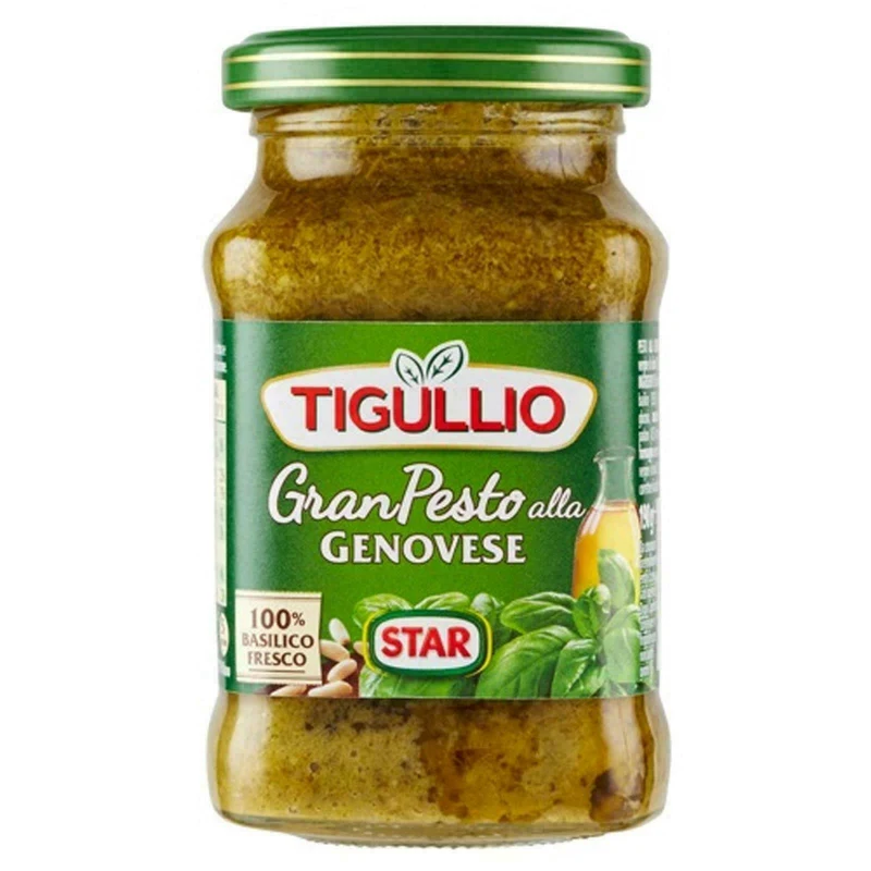 GRAN PESTO ALLA GENOVESE CLASSICO TIGULLIO STAR VASETTO 190 GR x 6 pezzi