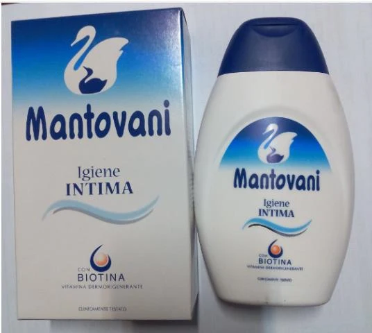 Detergente per l'Intimo Mantovani con biotina ml. 200 x 6 pezzi