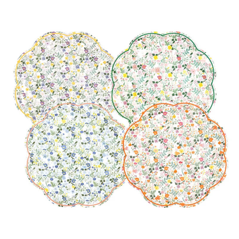 Piatti in Carta Petite Fleur 20 cm - 8 pezzi