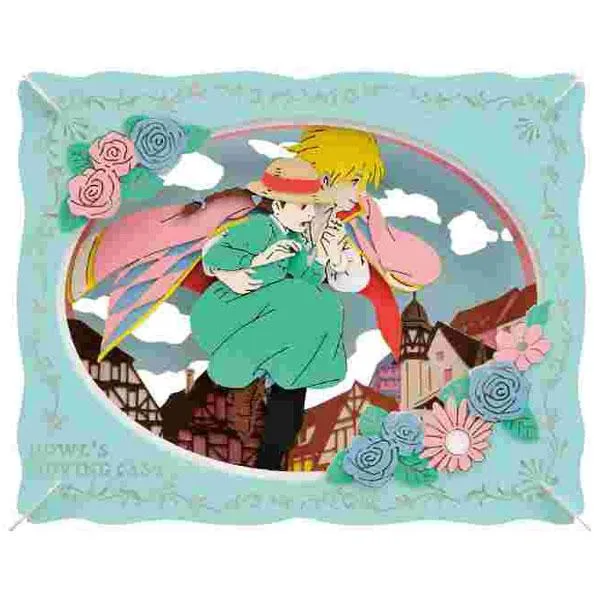 Paper Theater Il castello errante di Howl PT-103X Sky Walk Ensky