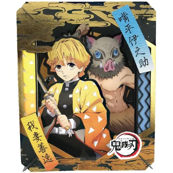 Paper Theater Demon Slayer PT-218X Zenitsu e Inosuke Ensky
