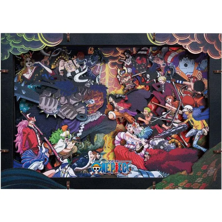 Paper Theater – -Stile legno- Premium Wano Country (Un pezzo) ENS-PT-WP07