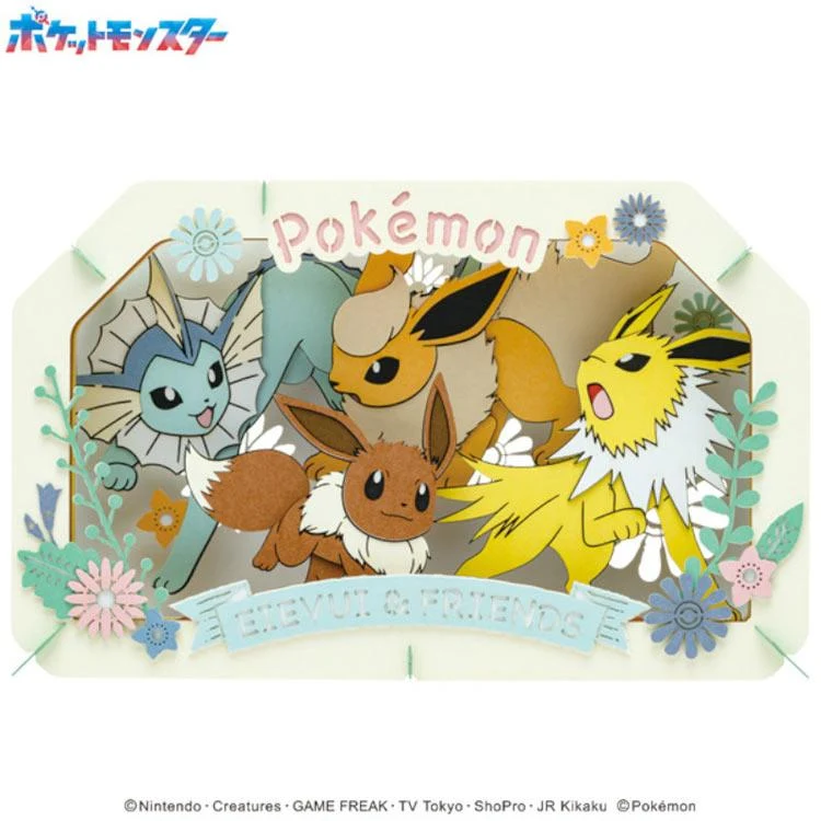 Paper Theater – Eevee, Vaporeon, Jolteon e Flareon (Pokémon) ENS-PT-L73
