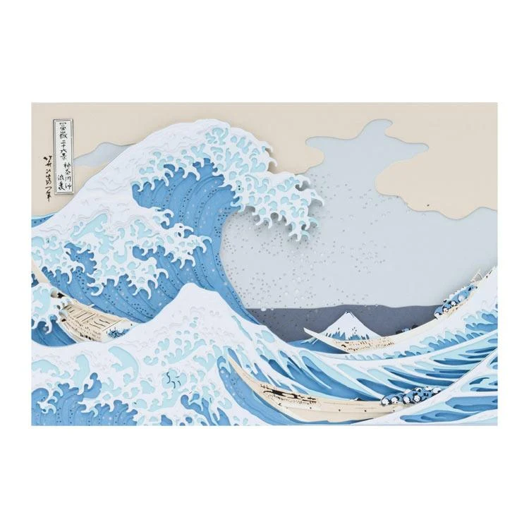 Paper Shadow Art Plus – Hokusai: La grande onda di Kanagawa ENS-SA-C01X