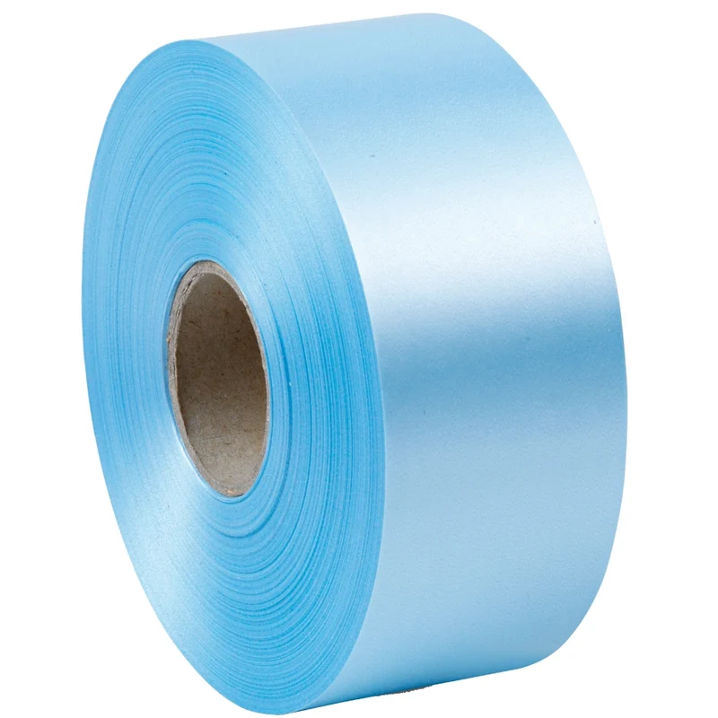 Nastro per Decoro Feste Azzurro 50 mm x 100 mt
