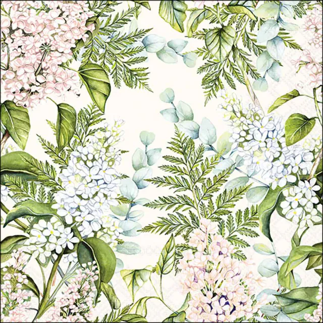 Tovaglioli in Carta FSC a 3 Veli 33 x 33 cm Soft Lilac Cream - 20 pezzi