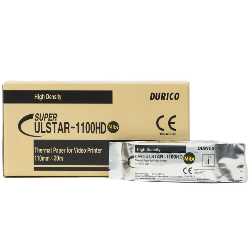 Carta ecografia DURICO compatibile MITSUBISHI K65HM/KP65HM (conf. 5 rotoli)