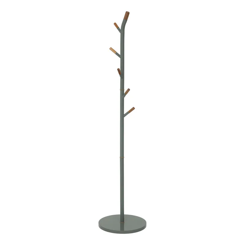 Appendiabiti Cassie in Legno e Metallo Verde 175 cm