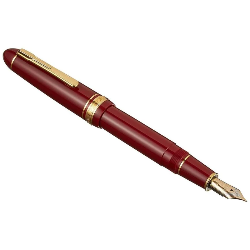 Penna stilografica in platino President rosso vino super spessa PTB-20000P#10-5