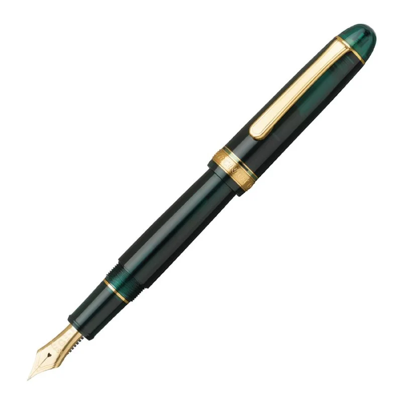 Penna stilografica in platino Century Laurel Green Extra Thick PNB-15000#41-5