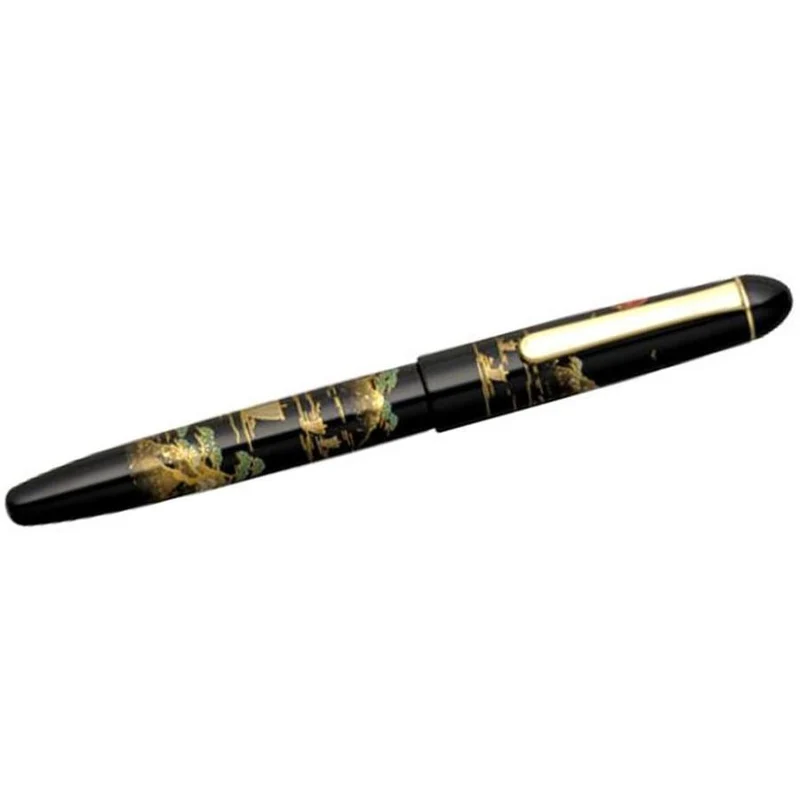 Penna stilografica in platino 3776 Kagahira Makie Landscape Stampa fine PNB-30000B#84-2