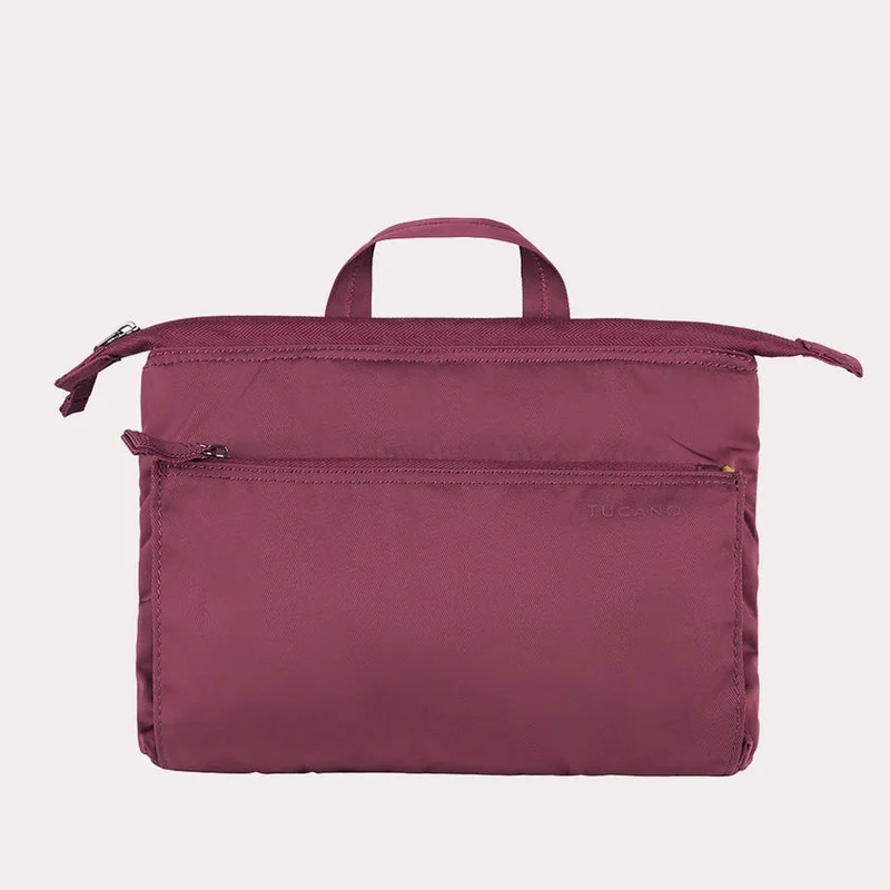Beauty Case Tucano Ordine Medium in Tessuto Riciclato Bordeaux