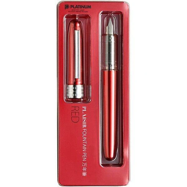 Penna stilografica Platinum Plasir Red Fine Point PGB-1000#70-2G