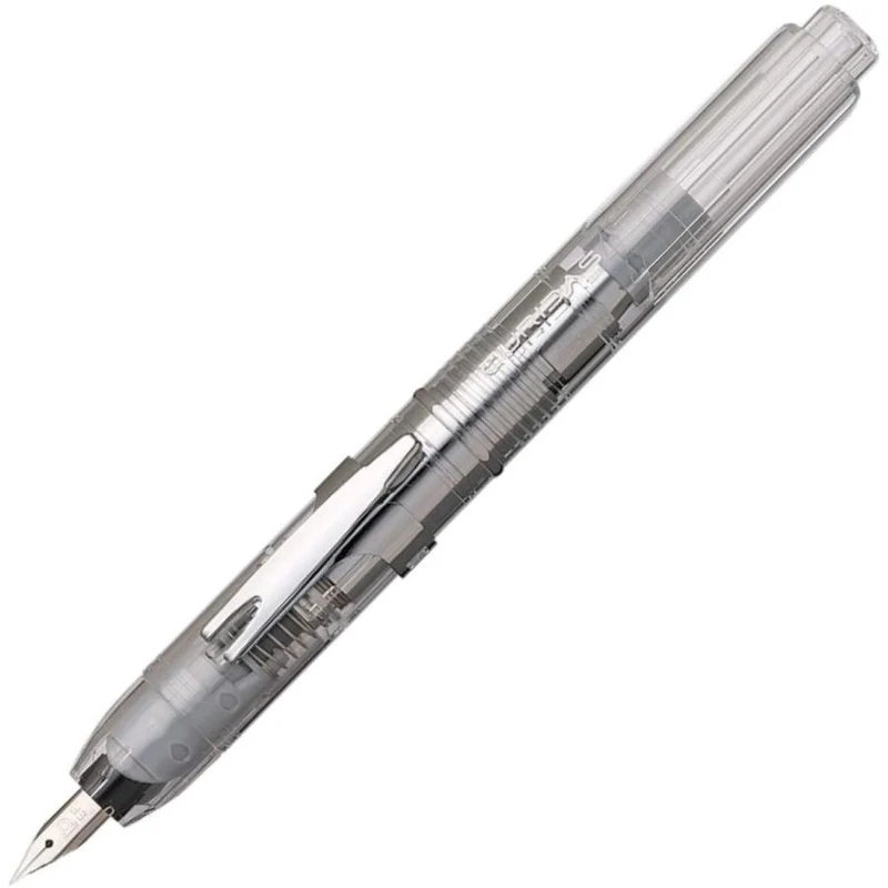 Penna stilografica in platino Curidas Prism Crystal Fine Point PKN-7000#6-2