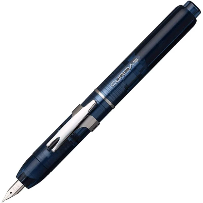 Penna stilografica in platino Curidas Abyss Blue punta media PKN-7000#50-3