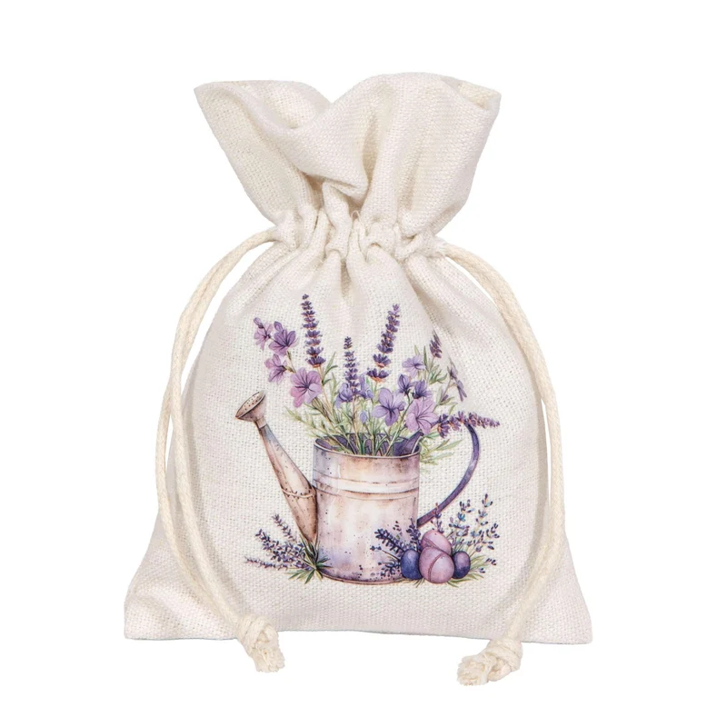 Sacchetto in Tessuto Lavanda 10 x 14 cm - 10 pezzi