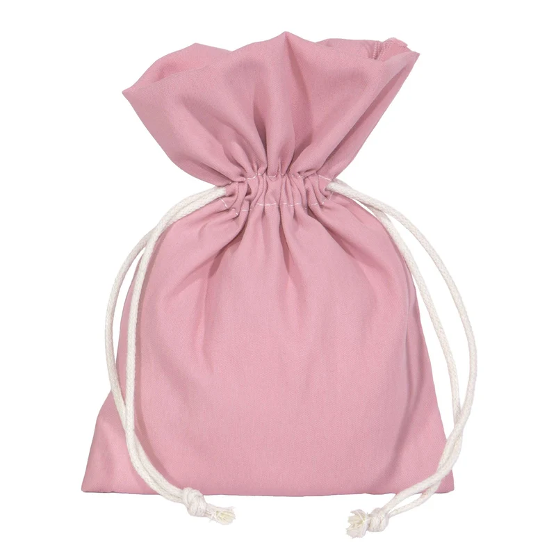 Sacchetto in Tessuto Anna Rosa 10 x 14 cm - 10 pezzi