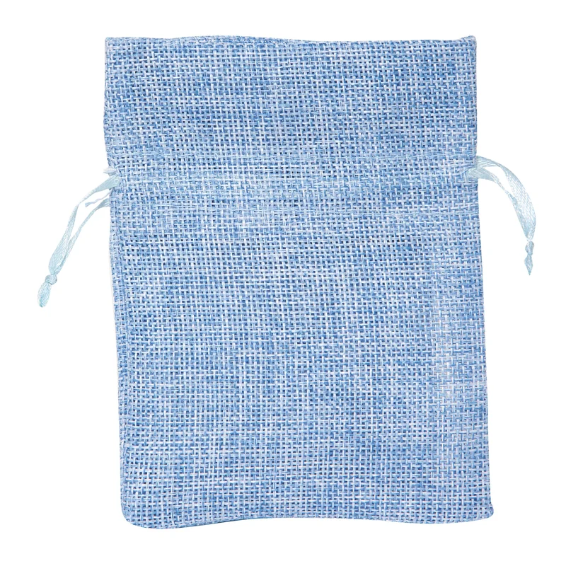 Sacchetto in Tela Sky Blue 9 x 12 cm - 10 pezzi