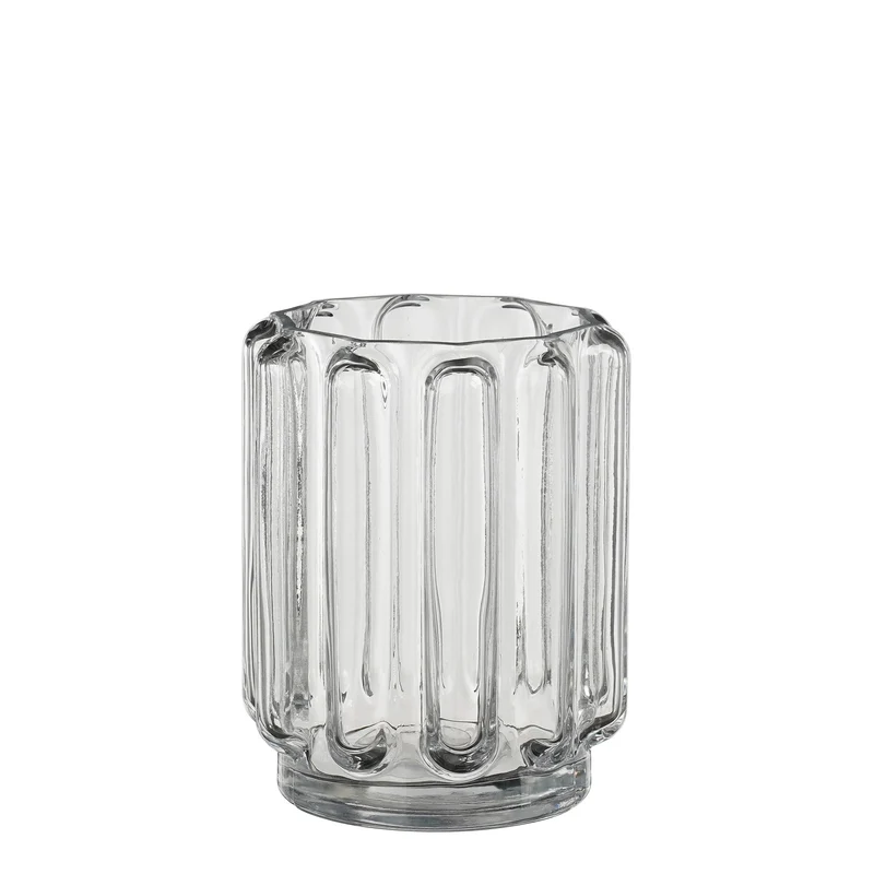 Vaso Russel in Vetro Trasparente 18 x 14 cm