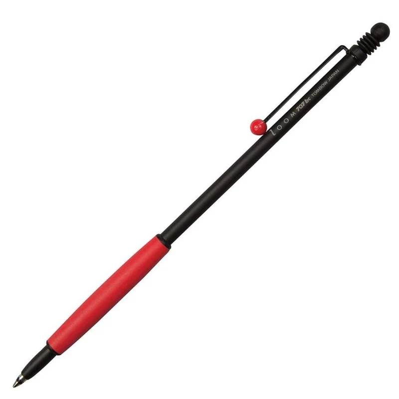 Penna a sfera a base di olio Tombow ZOOM 707 0.7 Nero/Rosso BC-ZS2