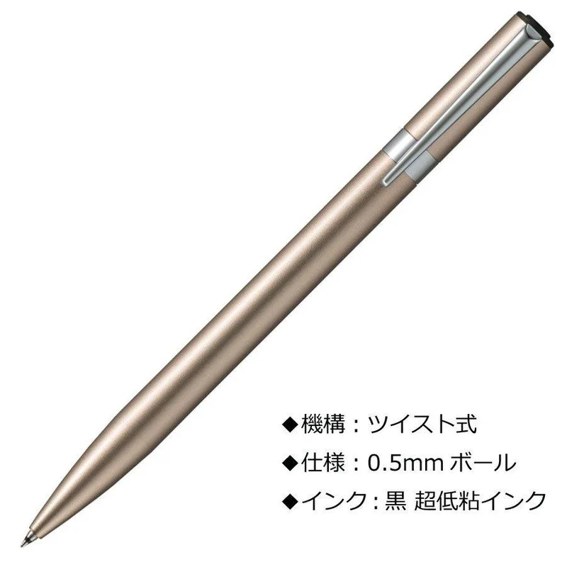 Penna a sfera a base di olio Tombow ZOOM L105 0.5 mm oro champagne BC-ZLC06