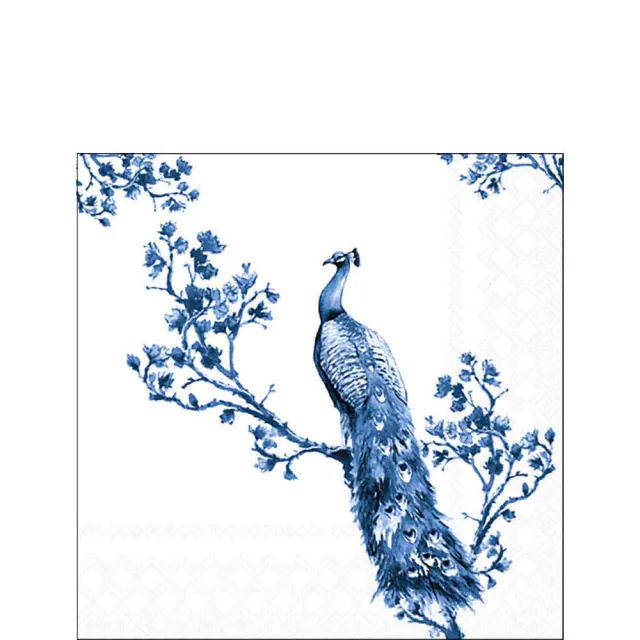 Tovaglioli in Carta FSC a 3 Veli 25 x 25 cm Royal Peacock - 20 pezzi