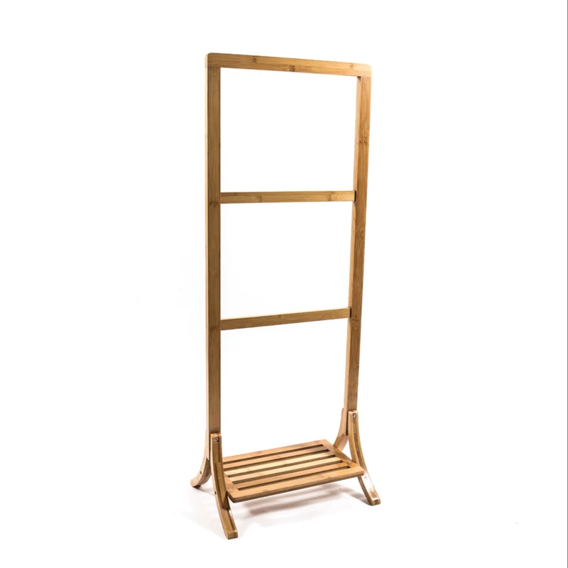 Porta Asciugamani da Terra in Bamboo 100 x 40 x 28 cm