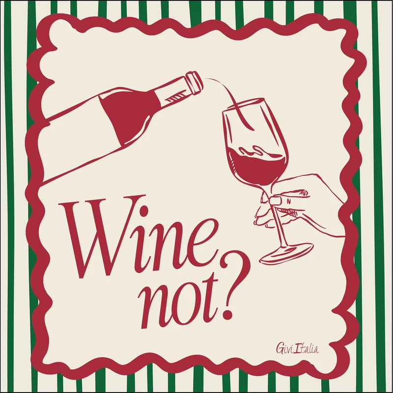 Tovaglioli in Carta Wine Not? 33 x 33 cm - 16 pezzi