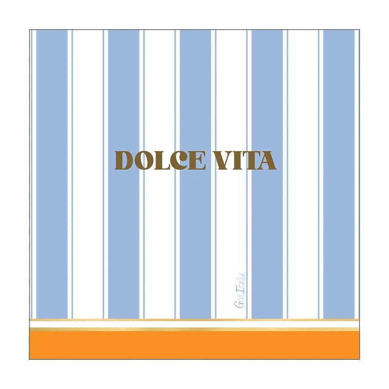 Tovaglioli in Carta Dolce Vita 33 x 33 cm - 16 pezzi