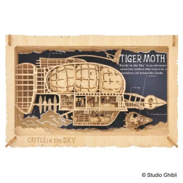 Castello di carta in stile legno nel cielo PT-WL01X Tiger Moth Ensky