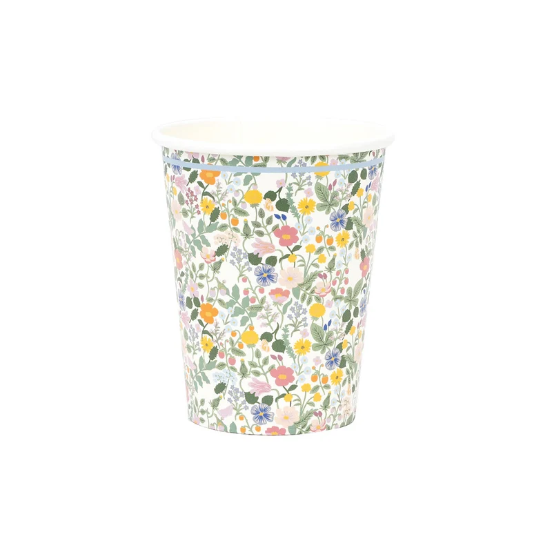 Bicchieri in Carta Petite Fleur 250 cc - 8 pezzi