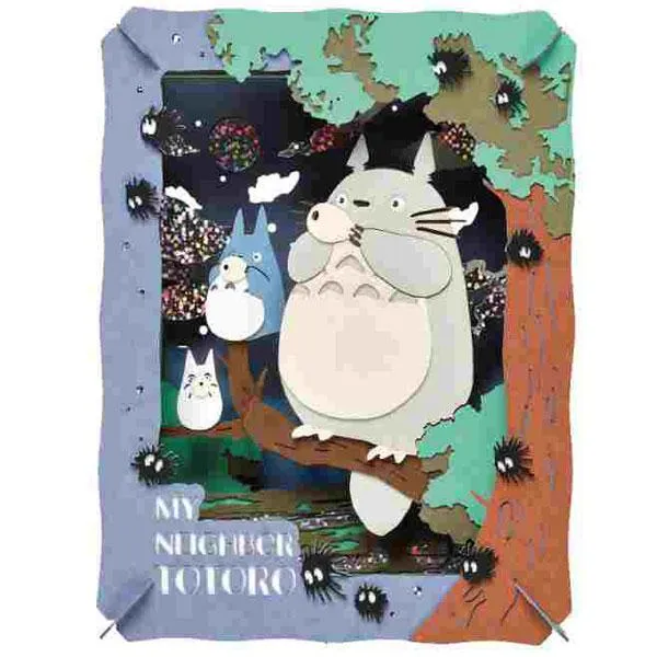 Paper Theater Il mio vicino Totoro PT-232X Totoro suona l'ocarina Ensky