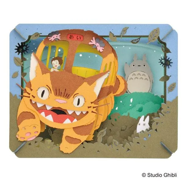 Paper Theater Il mio vicino Totoro PT-101X Raccogliendo Mei Ensky