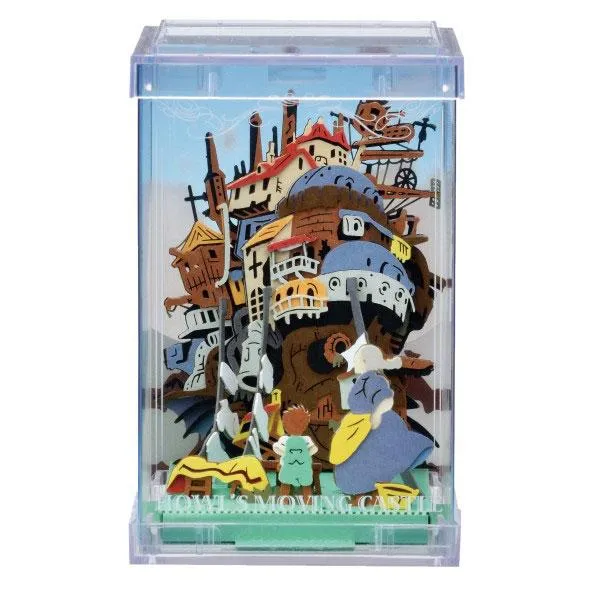 Cubo di carta per teatro Il castello errante di Howl PTC-T07X Giorno del bucato Ensky