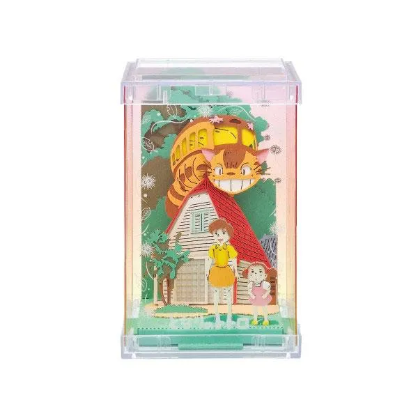 Cubo di carta per teatro Il mio vicino Totoro PTC-T03X Grazie Cat Bus Ensky