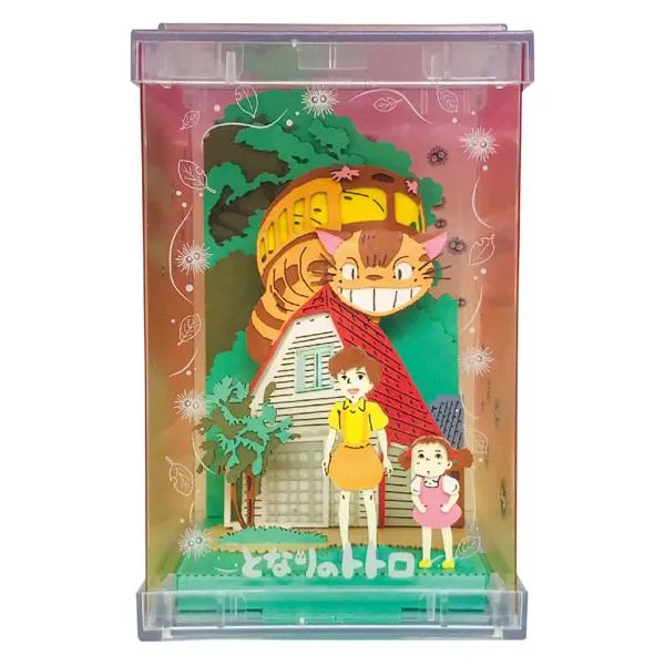 Cubo di carta per teatro Il mio vicino Totoro PTC-T03 Grazie Cat Bus Ensky