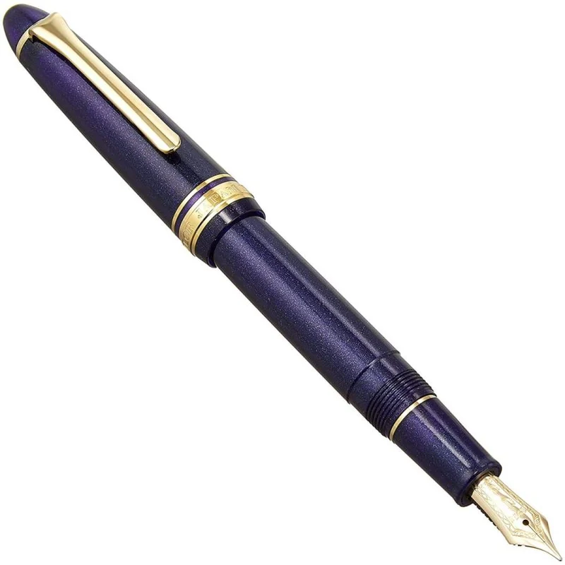 Penna stilografica Sailor Penna stilografica Profit Light Gold Trim Shining Blue Punta fine 11-1038-240