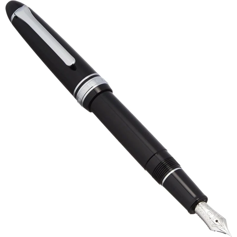 Penna stilografica Sailor Penna stilografica Profit Light Silver Trim Nero Zoom 11-1039-720