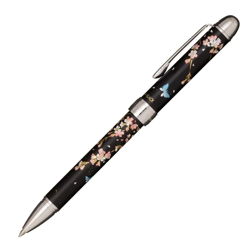 Penna multifunzione Sailor 2 colori + Sharp Yubimakie Shidare Sakura Nero 16-0344-220