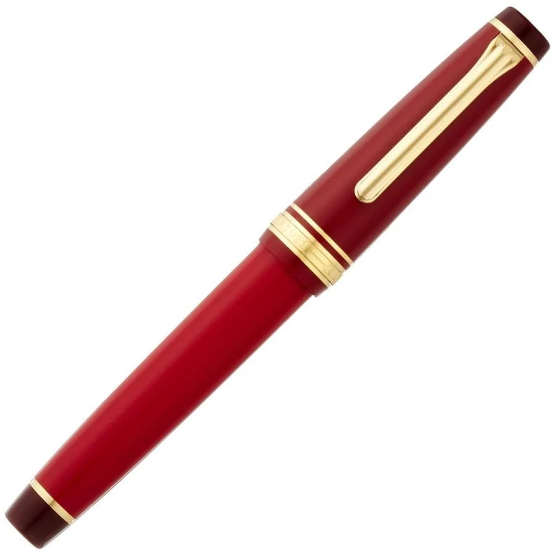 Penna stilografica Sailor per il sessantesimo compleanno Penna stilografica KAN rossa media 10-3360-432