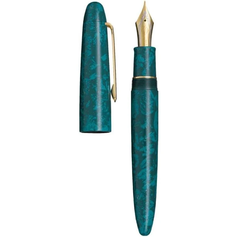 Penna stilografica Sailor Traditional Lacquer Art Penna stilografica Iromiyabi Indigo Medium 10-1600-446