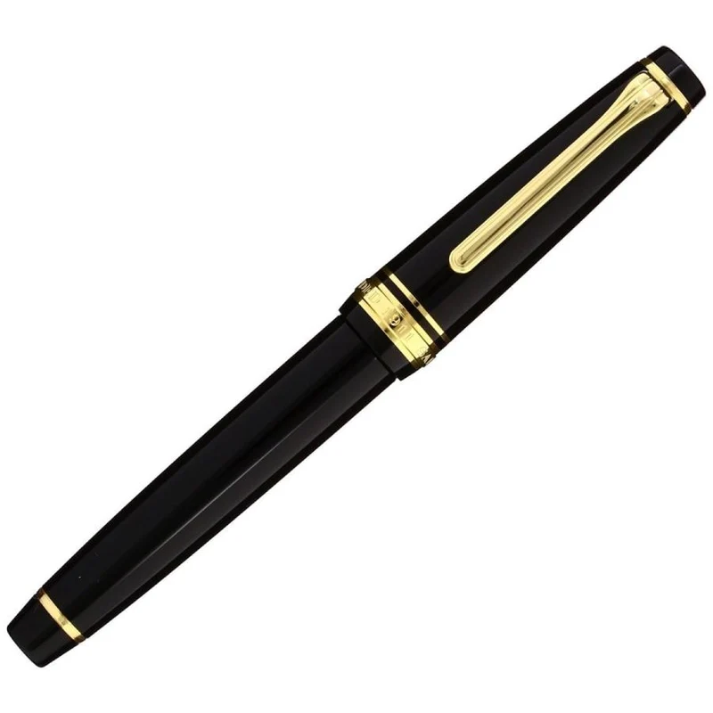 Penna stilografica Sailor Professional Gear Slim Gold Black Bold 11-1221-620