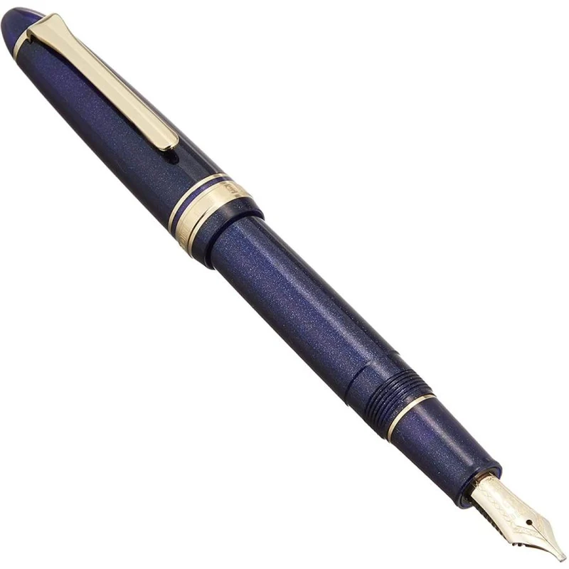 Penna stilografica Sailor Penna stilografica Profit Light Gold Trim Shining Blue Zoom 11-1038-740