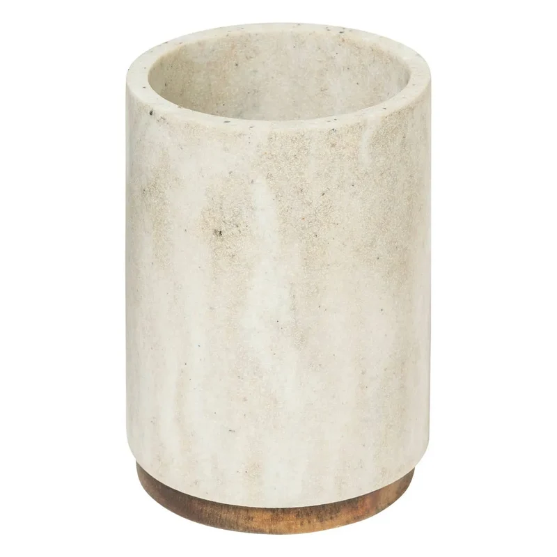 Porta Spazzolino Como ad Effetto Marmo 7 x 10,5 cm