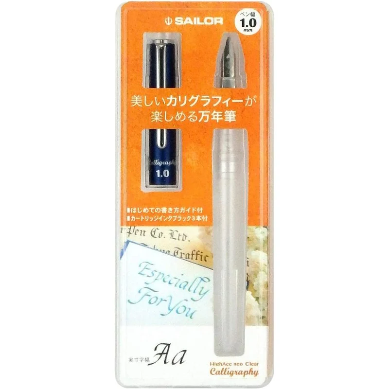 Penna stilografica Sailor Penna stilografica Hiace Neo Clear Calligraphy Larghezza 1.0 mm 12-0155-100