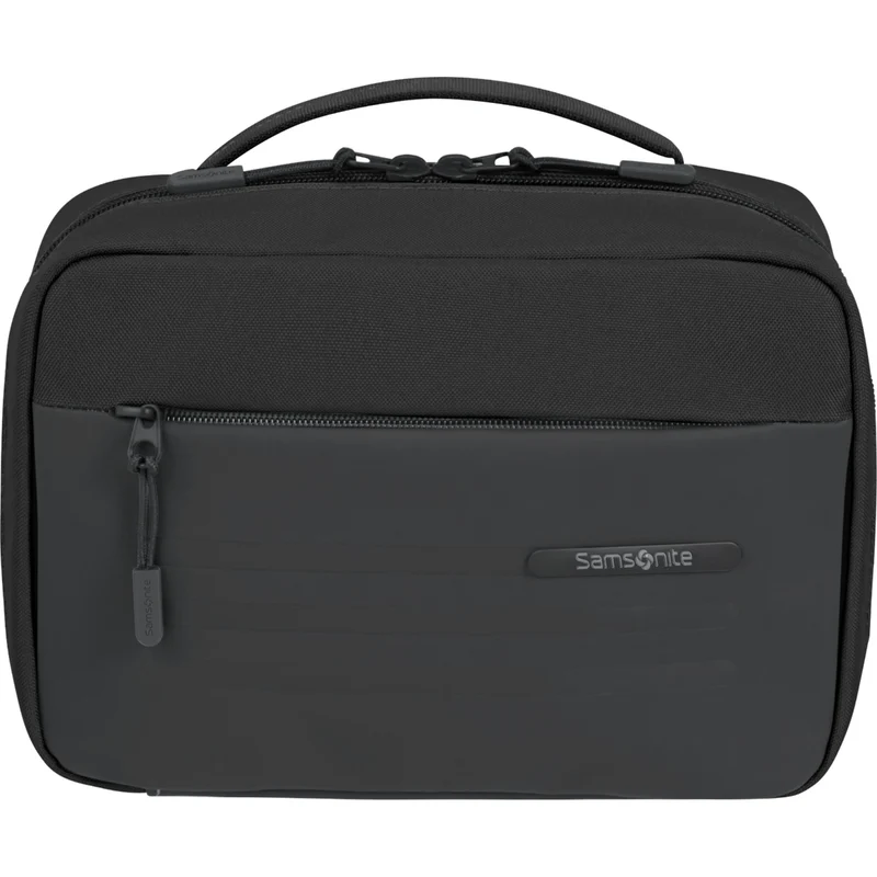Necessaire da viaggio Samsonite StackD nero con tasca rimovibile e gancio