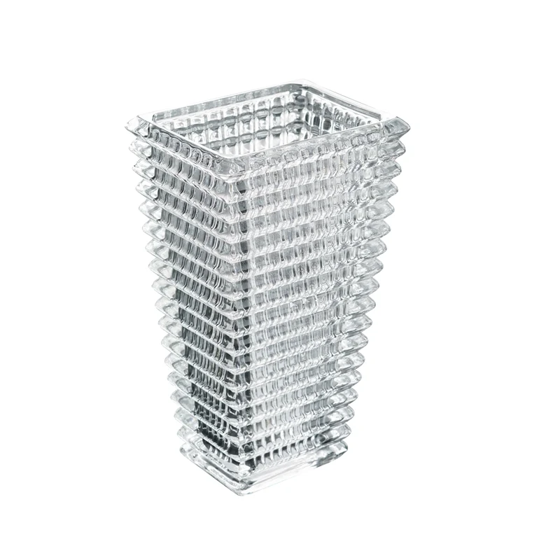 Vaso in Vetro Trasparente 13 x 10 x 23 cm